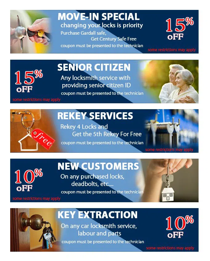 State Locksmith Services Chicago, IL 312-288-7593 - coupon20-set-five